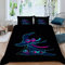 MOUPL Bettwäsche 155x220 3teilig 3D Motiv Japan Anime hat Bettbezug Set mit Reißverschluss 100% Leicht Mikrofaser Kuschelig Atmungsaktive Sommer Betten Set mit 2 Kissenbezug 80x80 cm