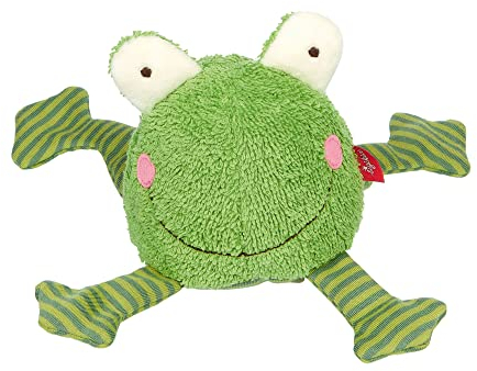 SIGIKID 39656 Badewannenspielzeug Frosch, Stofftier für die Badewanne: Spiel & Spaß im Wasser beim Baden, für Kinder ab 12 Monaten, Grün/Frosch 17x17 cm