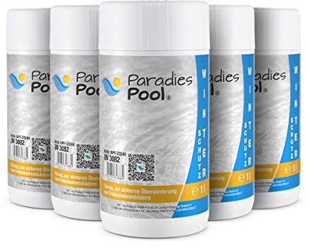 Paradies Pool Winterschutzmittel für Pool, 5 Liter schaumfrei Überwinterung Schwimmbecken
