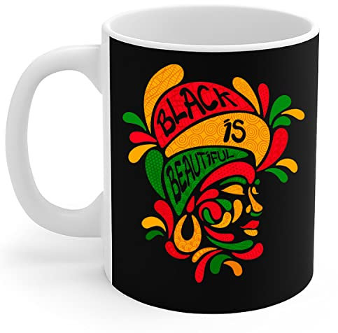 IUBBKI Black History Month Mug Black Beautiful African American Girl Gift Coffee Mug 11Oz