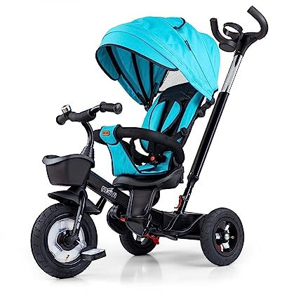 Dreirad mit Griff 5 in 1, Aufsitzkinderwagen Movi Milly Mally