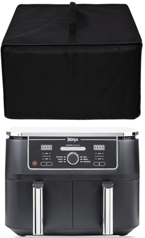 Amerbtech Housse pour friteuse à air résistante à la chaleur, imperméable à l'eau et à la poussière Housse de protection pour Ninja Foodi FlexDrawer Air Fryer AF500EU/ Dual Zone Air Fryer AF400EU