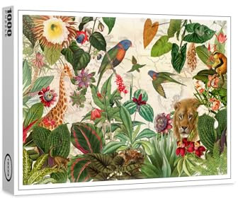 raxxa Premium-Puzzle | Exotisches Dschungel Erlebnis | 1000 Teile