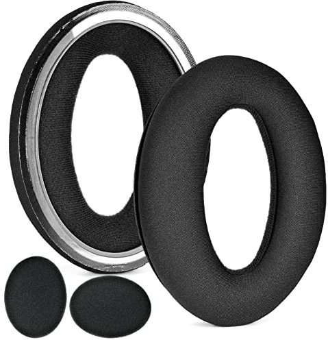 𝓢𝓮𝓷𝓷𝓱𝓮𝓲𝓼𝓮𝓻 PC37X Earpads, Replacement Ear Pads Cushion for 𝓢𝓮𝓷𝓷𝓱𝓮𝓲𝓼𝓮𝓻 PC37X PC38X Gaming Headphone Cover, Softer Durable Leather and Comfortable Sponge (Black Stretch Fabric)