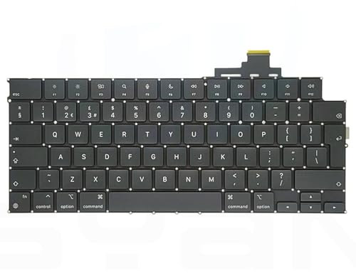 OLVINS UK-Englische Tastatur für MacBook Air Retina M2 13,6 A2681 Tastatur 2022 Jahr EMC 4074