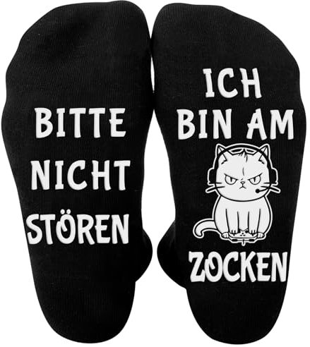 Ich Zocke Socken, Gamer Lustige Geschenke für Männer zu Weihnachten Geburtstag Kleinigkeiten, Kleine Weihnachtsgeschenke für Männer, Gaming Socken Adventskalender Füllung Kinder Jungs Teenager Mädchen