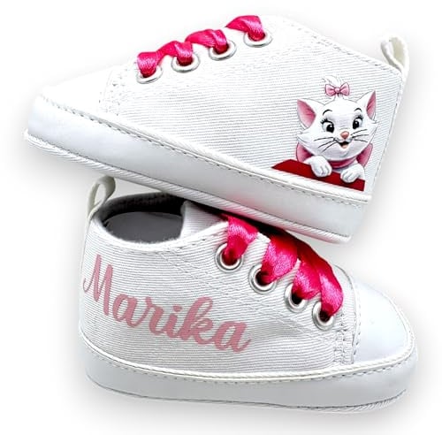 LulluLab Scarpine Neonato personalizzate con nome, primi passi, ottima idea regalo.