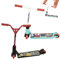 Tech Deck Finger-Scooter – Kunststoff-Mini-Scooter für Party & Training – gebogen rot + gerade weiß