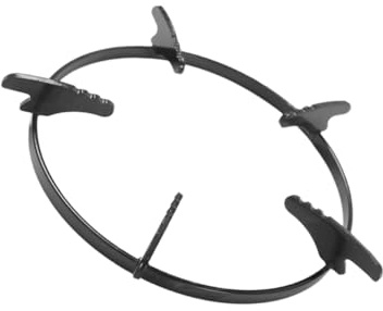 ABOOFAN Runder Topfhalter für Gasherde aus Metall 5-armig Rutschfest Schwarz für Küche