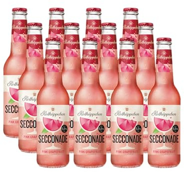 Rotkäppchen Secconade Pink Grapefruit (12x 0,33l) | Limonade trifft Secco, Spritzige Frische, Saftige Grapefruit, Elegantes Süße-Bitter-Spiel