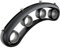 Hoement Einstellbarer Fingerkrafttrainer Für Gitarre Bass Ukulele Klavier Saxophon Keyboard Musikinstrument Zubehör Schwarzes Silikon