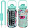Upgrade Water Bottle Holder with Strap for Water jug 60oz Insulated Water Bottle, Carrier Sling Bag with Phone Pocket Water jug Sleeve for Men Women Sports Water Bottle Accessories (I)