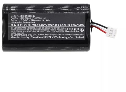 5200mAh/19.24Wh Replacement Battery Compatible with Sonos Roam Speaker, 111-00005, IP-038535-101, 1pc