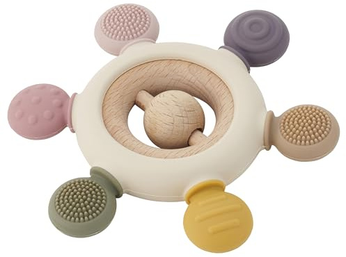 SILISOFT Rattle TEETHER (Earth)