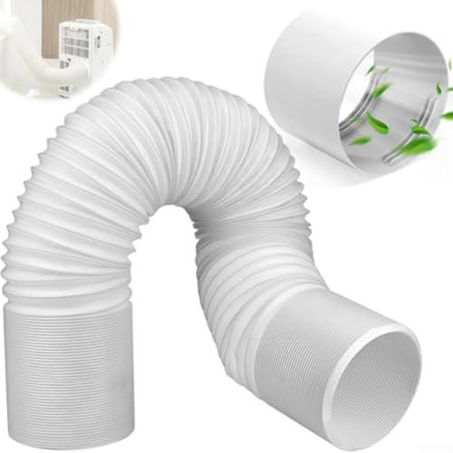 Adjustable Air Conditioner Hose Extension Kit, AC Exhaust Hose, 5.9Inch Diameter, 150Cm Long PP Exhaust Pipe For Most AC Units