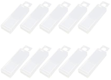 KiBcsLic 10x Bohrer Aufbewahrungsbox Bohrer Fräser Box Teleskop Verstellbare Box Tap Zubehör Werkzeug Verpackung Werkzeugkasten Teile, 1mm 4mm