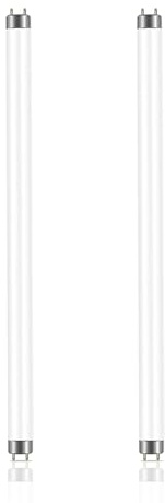 Homesally T4 Leuchtstoffröhre 16 W 464 mm, 3500 K Kaltweiß CFL, 2-poliger Sockel G5 hocheffiziente Lampen für Lichtstreifen, Geeignet für Küche und Badezimmer,16w