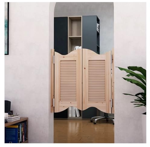 Porte Battante de Double, Générique Saloon Porte Battante, Fermeture Automatique Porte Saloon De Séparation Portes Western Pour Escalier Cuisine Chambre Balcon(C,W70xH90cm(27.55x35.43in))
