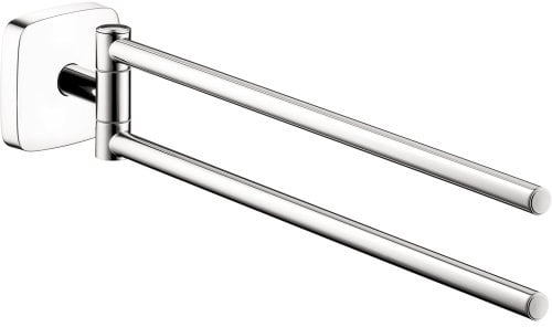 Hansgrohe 41512000 Handtuchhalter PuraVida, pure chrom zweiteillig Messing