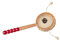 FUZEAU - 70773 - Tan Tan - Avec peau naturelle et manche en bois peint - Longueur 20 cm Ø 7 cm - Coloris Aléatoire - Instrument Ludique et Educatif - Dès 4 ans