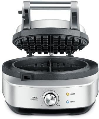 Breville BWM520XL No-Mess Waffle Maker, Brushed Stainless Steel