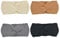 DRESHOW 4 Pack Knitted Hairband Crochet Turban Headband for Women Girls Warm Bulky Crocheted Headwrap