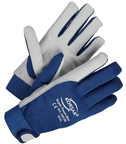 Korsar Gant D'Assemblage Super-Touch Gr. 8-11, Gants de Travail, Professionnel (Taille 10)