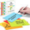 2DOBOARD Beschreibbare Magnete groß 15 x 10 cm für Kanban Board oder Scrum Tafel - 25 Stück - Magnet etiketten beschreibbar für Whiteboard - Magnete zum beschriften - Magnetic Notes (Mix 5 Farben)