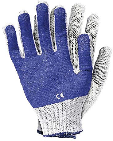 Reis Rrn9 Schutzhandschuhe, Weiß-Blau, 9 Größe, 10 Stück