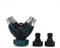 KATSU Garden Hose Splitter, 2 Way Hose Tap Connector, Rubberized Grip Outdoor Y Valve Water Tap Divider Distributor with 2 Hose Tap Connectors for Cleaning and Irrigation
