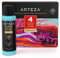ARTEZA Acrylic Pouring Paint Set, 4 Orchid Colors, 4 oz Bottles, High-Flow Paint, No Mixing Needed, Art Supplies for Canvas, Glass, Paper, Wood, Tile, and Stones