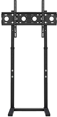 Medla Soporte TV Suelo Universal, Soporte para TV Portátil de Pie de Altura Ajustable Soporte Mesa TV Móvil Antivuelco para 32-65 Pulgadas Plasma/LCD/LED, VESA 600x400 mm, Soporta hasta 40 kg