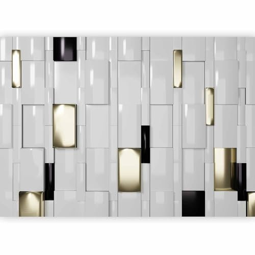 murando Photo Wallpaper 3D Effect 400x280 cm / 157.5 x 110.2 inches Non-Woven Premium Art Print Fleece Wall Mural Decoration Poster Picture Design Modern Abstract Geometric Illusion n-A-1396-a-a