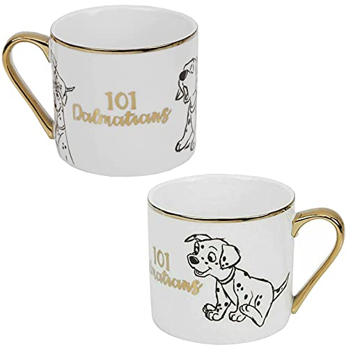 Disney Bone China Mug Classic Collectable Design - 101 Dalmatians 7677