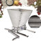 Grain Malt Mill Crusher with Base,Stainless Steel Barley Grinder with 2-Roller, Manual Barley Spice Cereals Grinder Machine for Beer Brewing Grain Mill Homebrew