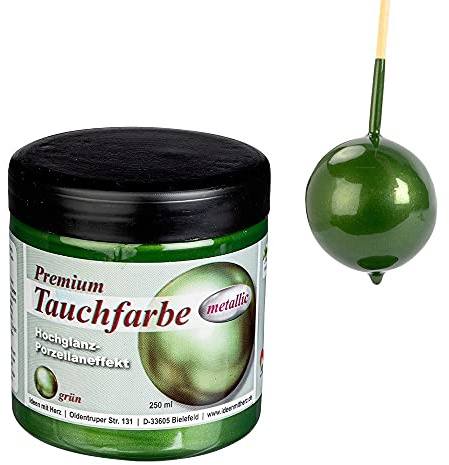 Ideen mit Herz Pintura metalizada con efecto metálico brillante | 250 ml (verde)