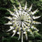 CHENGRR WindmüHle - Gartendekoration auf der Hofterrasse Windrad - Einzigartige und magische Metall-Windmühle