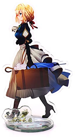 Violet Evergarden - Statuetta in acrilico con supporto in plastica acrilica, decorazione per adulti
