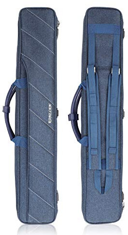 KONLLEN 3x4 Custodia portastecche da Biliardo in Tessuto Oxford Borsa da Trasporto per Stecche da Biliardo (Blue-konllen-Bag)