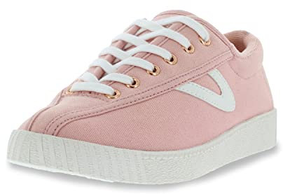 TRETORN Nyliteplus Baskets en Toile à Lacets pour Femme Style Vintage Classique, Rose, 39 EU