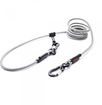 Leine EASYLONG - Twist Mini 2m - grau