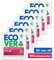 ECOVER - Vaatwastabletten ALL-IN-ONE - Lemon & Grapefruit - HALFJAARBOX - 6 x 25 stuks - Voordeelbox - Voordeelverpakking