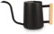 Watering Can Indoor Plants, 35oz Small Watering Can Indoor Stainless Steel Metal Watering Can Modern Decorative Watering Pot with Long Spout for Indoor House Plant Bonsai Outdoor Garden Flowers -Black