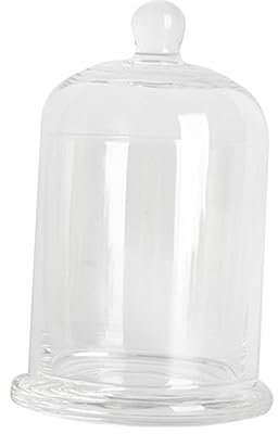 Garneck Hitzebeständige Glas-kerzenhaube Groß Transparente Duftkerze Abdeckung Dekorative Glaskuppel Winddichte Kerzenabdeckung Langlebig Für Wohn Veranstaltungsdeko