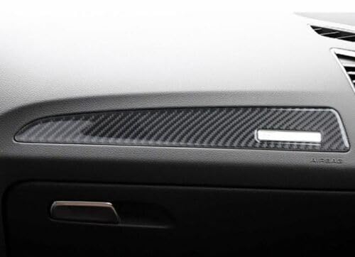 PKW-Butler Blende Kompatibel mit Audi Q5 Cockpit Armatur Zierrahmen Carbon Tuning Aufwertung