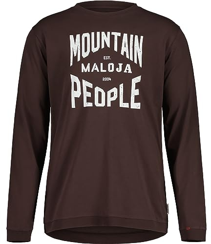 Maloja Herren VazzolerM. Longsleeve, Chocolate, M