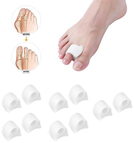 Topyond Ballenzehenschiene, Zehenkorrektur, Hallux-Valgus-Glätteisen, Fußpflege, Schmerzlinderung, 5 Paar Für Frauen, Werkzeug Zur Zehenausrichtung