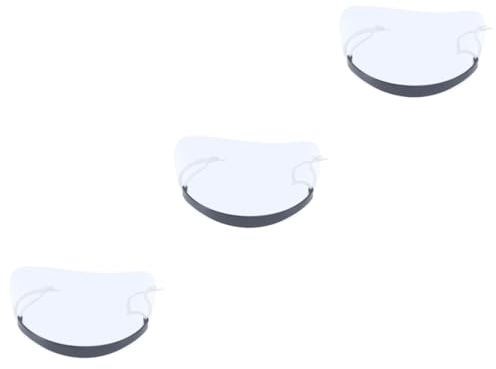 Ipetboom 3 Kisten Haarschneideschild Haarspray Brauenschild Friseursalon Gesichtsschutzmaske Haarschneidewerkzeug Friseur Gesichtsmaske Haarmaske Haargel Kind Augenschutz Einweg