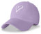 HeyCaps Baseball Cap Damen mit Herzförmiges Stickmuster Baumwolle Mütze Verstellbarem Kappe Outdoor Sports Cap