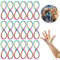 MILIAFLICK Cuerda Juego Manos 18 Piezas Juego de Hilos de Dedo Twist Rainbow Rope Dedos Juego de Hilo Flexible para niños para niños niñas Fiestas